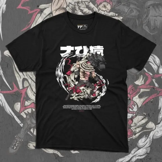 Футболка для подростка мальчика с принтом Ван Пис Katakuri Размер 160 Anime10280 Днепр