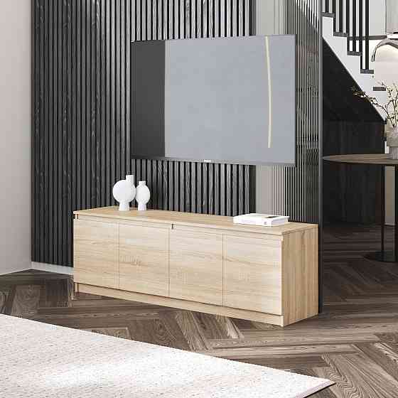 Тумба под телевизор VAYS в гостиную, современная с полками, без ручек R-31 Львов