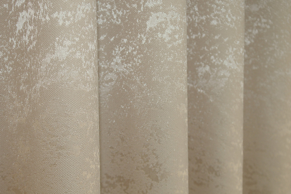 Комплект коротких штор VR-Textil Льон мармур Pavliani № 1170ш Бежевий 130х170 см 2 шт (35-0028) Київ - фото 7