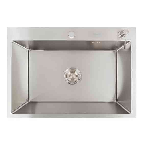 Кухонна мийка VALESO Handmade 70*50 нержавійка (сифон круглий, 3,0/0,8) Коломыя