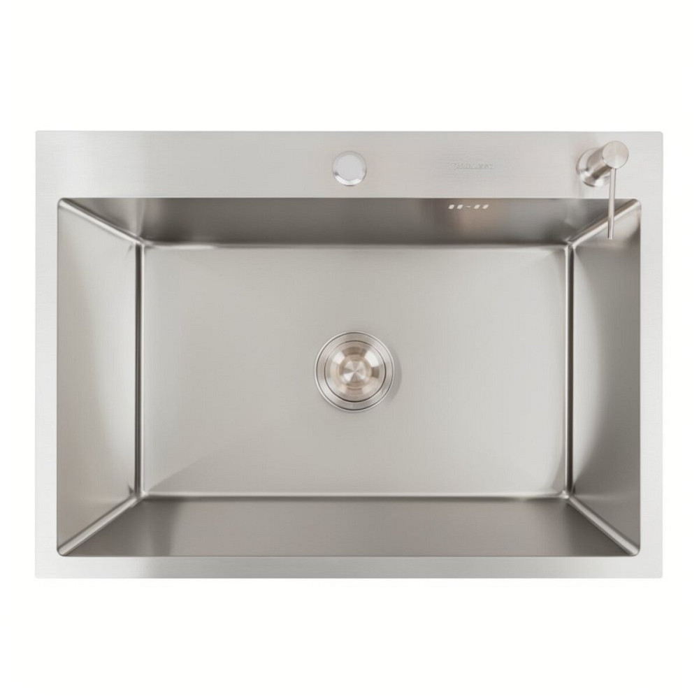 Кухонна мийка VALESO Handmade 70*50 нержавійка (сифон круглий, 3,0/0,8) Коломыя - изображение 1