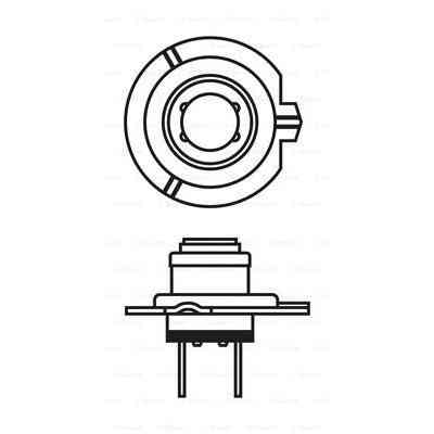 Автолампа Bosch галогенова 55W (1 987 301 012) Вінниця