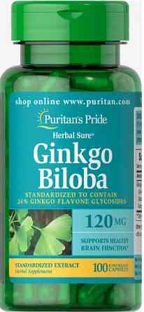 Гінкго білоба Puritan's Pride Ginkgo Biloba 120 мг 100 капс Київ