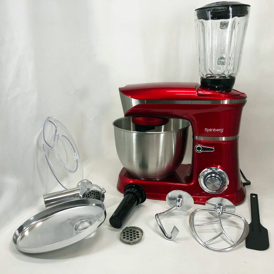 Тестомесилка для дома Rainberg, Кухонный комбайн с планетарной системой, Кухонный прибор миксер LT-99 Львов - изображение 15