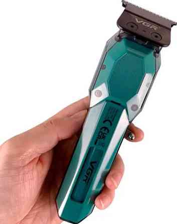 Машинка для стриження акумуляторна VGR V-900, зелена Вінниця