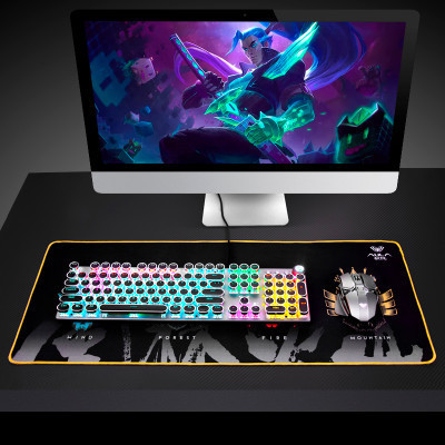 Килимок для мишки Aula MP-WFFM Black (6948391215136) Вінниця - фото 4