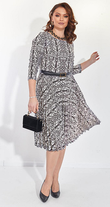 Гарне модне жіноче плаття пліссе. 42-50р. Київ - фото 3