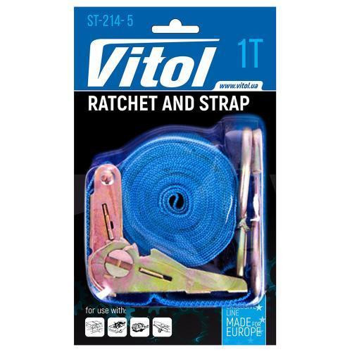 Ремінь стяжний 1т 25ммх5м Харків - фото 2