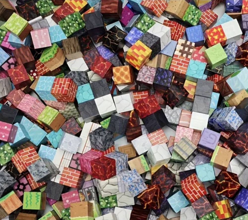 Магнитные блоки майнкрафт, конструктор, minecraft, магнитный,my word Харьков - изображение 12