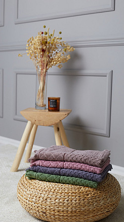 Акція! Банний махровий рушник з тороками Ideal Textile 70х140 см Узбекистан 550 г/м2 Чернівці - фото 1