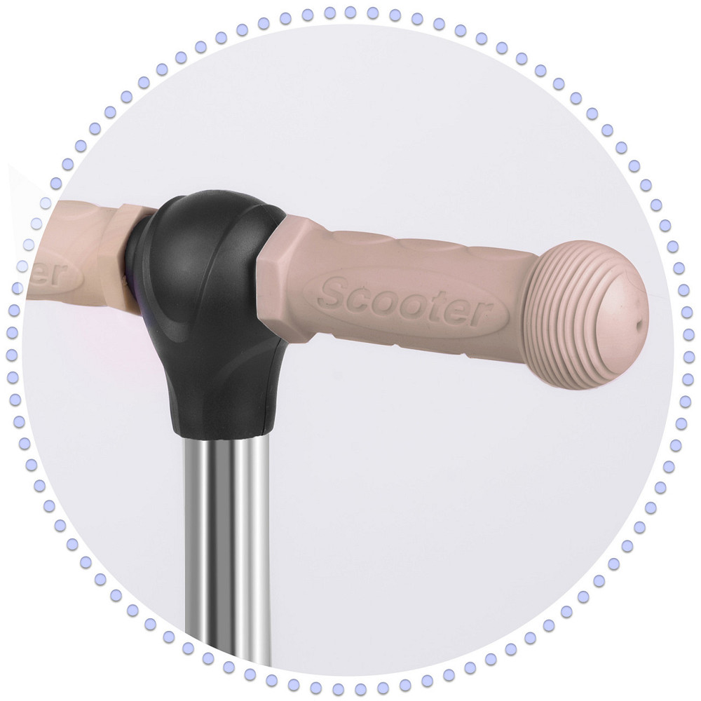 Самокат дитячий триколісний Ricokids Todi бежевий Київ - фото 3