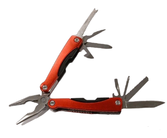 Мультитул M85, красный, большой Днепр