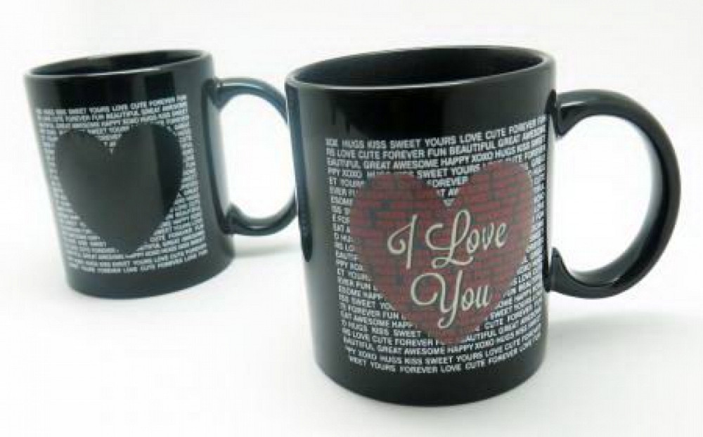 Чашка хамелеон Я люблю Тебе (Чорний) Вінниця - фото 1