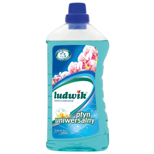 Засіб миючий універсальний 1л з нейтралізатором неприємних запахів Квітка лагуни Ludwik Житомир - фото 1