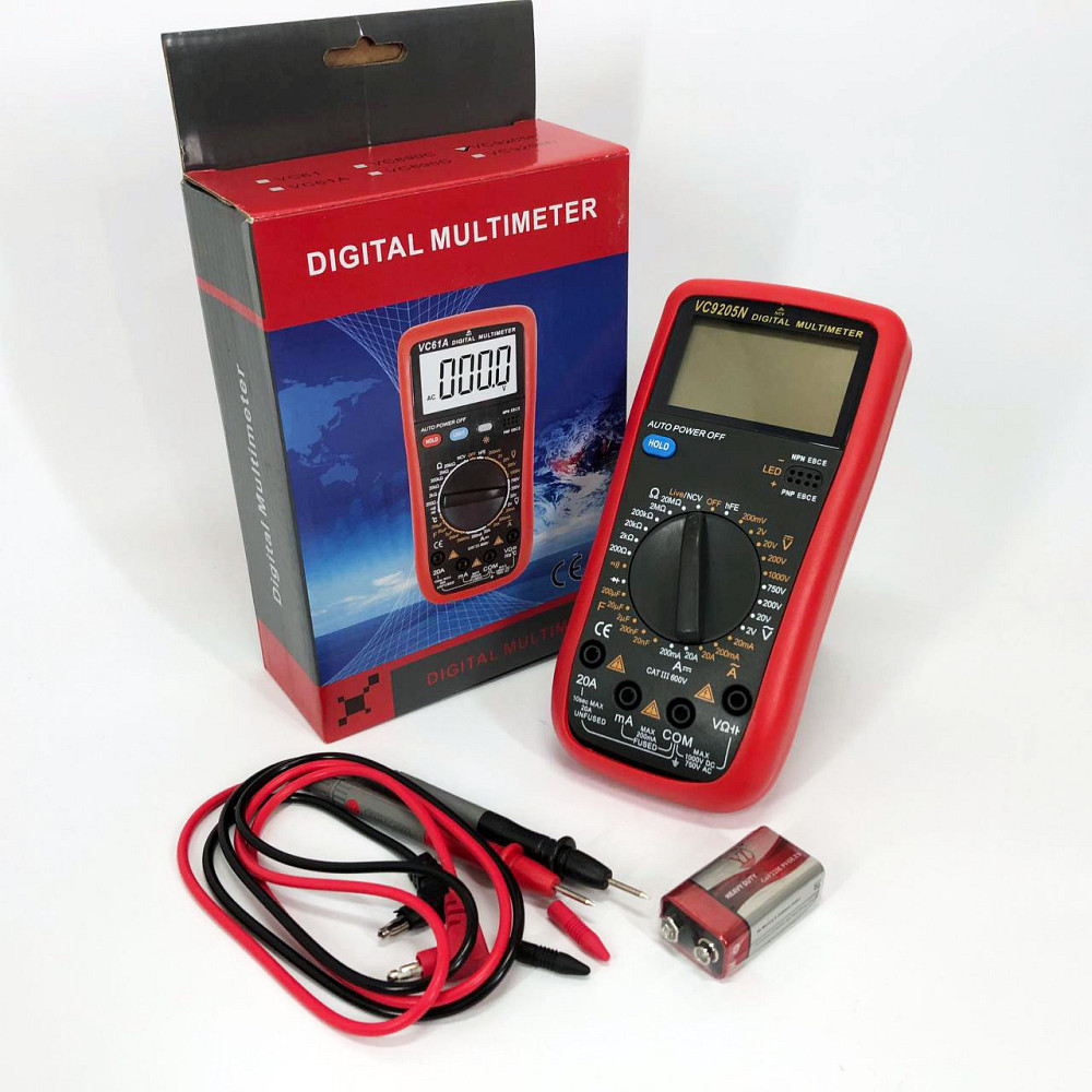 Мультиметр із хорошою точністю VC9205N, Мультиметр із функцією захисту від перевантаження IM-42 Львів - фото 3
