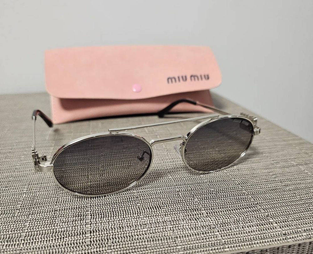 Жіночі стильні сонцезахисні окуляри Miu Miu (0824) Київ - фото 5