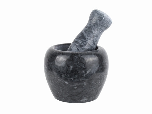 Ступка с пестиком мраморная черная Киев - изображение 1