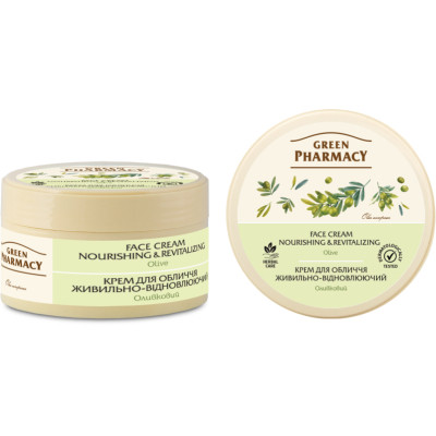 Крем для лица Зелена Аптека Питательно-восстанавливающий Оливковый 200 мл (4823015914560) Вінниця - фото 2