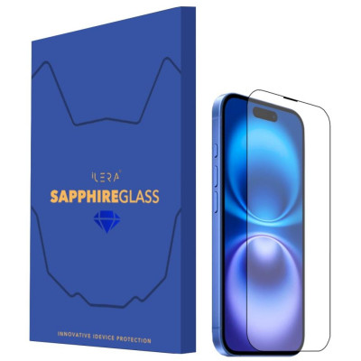 Стекло защитное iLera Sapphire Ultra + Glass iPhone 16 Pro (ILSPDL16PR) Винница - изображение 1