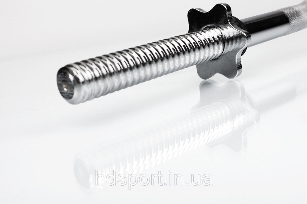 Гриф для штанги 120 см W-подібний хромований (30 мм) на штангу Київ - фото 4