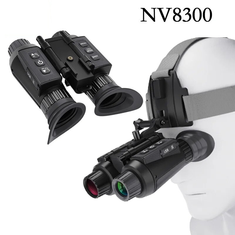 Тактичний бінокль нічного бачення NV8300 Super Light HD 36MP 3D 4K (до 500м) Київ - фото 2