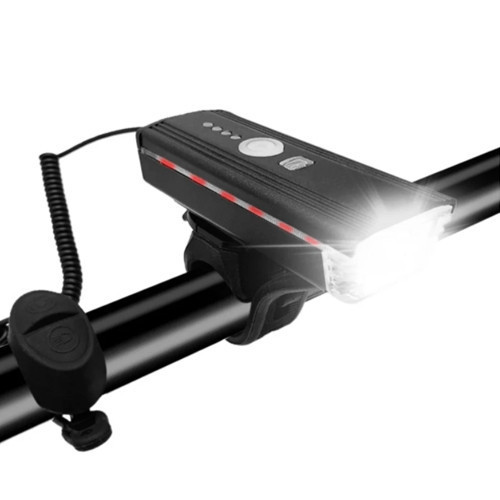 Велосипедний ліхтар та велодзвінок HJ-062 датчик світла + виносна кнопка + microUSB + 4 режими / 3 режими Вінниця - фото 3