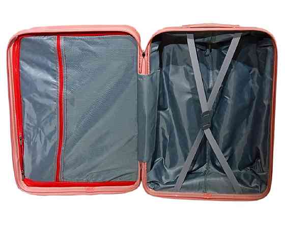 Валіза пластикова MILANO BAG 0307 велика 75 см рожева Київ