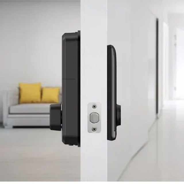 Умный дверной биометрический замок SEVEN LOCK SL-7764BF black Киев - изображение 8