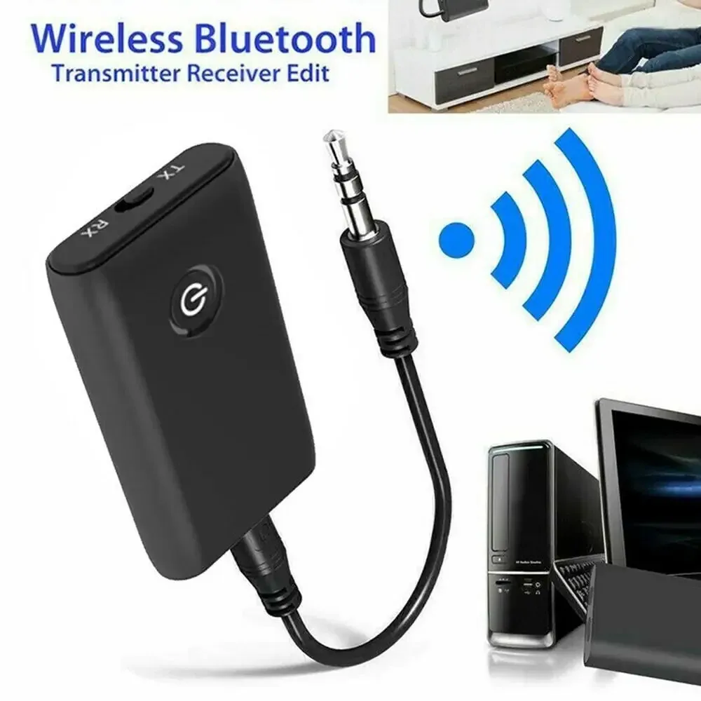Бездротовий Bluetooth 5.0 передавач-приймач аудіоадаптер 2 в 1 A2DP 3,5 мм роз'єм MX адаптер для ПК телевізора телефон автомобіля Київ - фото 6