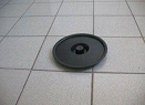 Крышка на  ведра (полиэтилен) 10литра черная (1 шт) Харьков - изображение 1