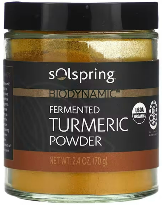 Куркума ферментована Dr. Mercola Fermented Turmeric Powder Solspring 70 г Київ - фото 1