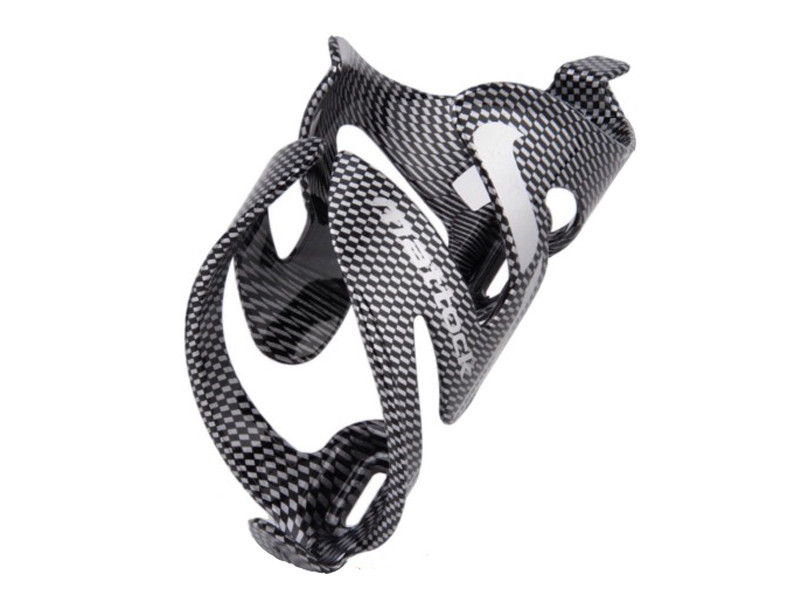 Флягодержатель пластиковый Feel Fit черно-белый под карбон Бровары - изображение 2