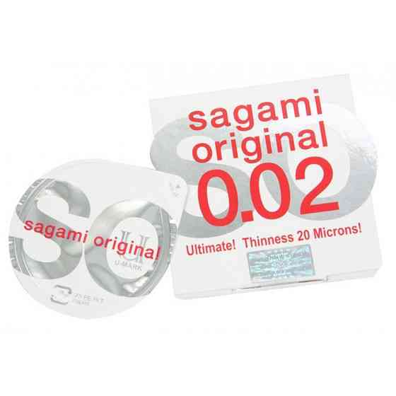 Презерватив поліуретановий ультратонкий Sagami люкс класу (у пакованні 1 шт.) Sex Aura Київ