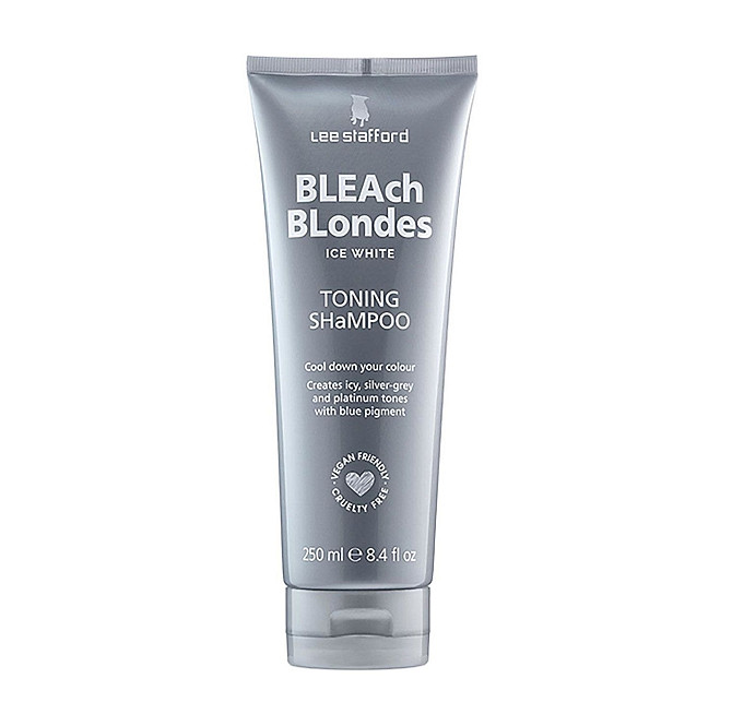 Шампунь для волос с синим пигментом Bleach Blondes Ice White Toning Shampoo Lee Stafford 250 мл Винница - изображение 1