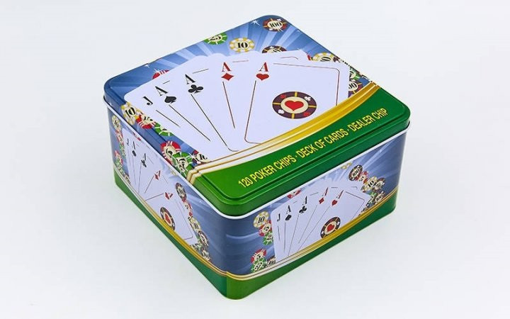 Набір для покеру D7 на 120 фішок з номіналом, в коробці Винница - изображение 6