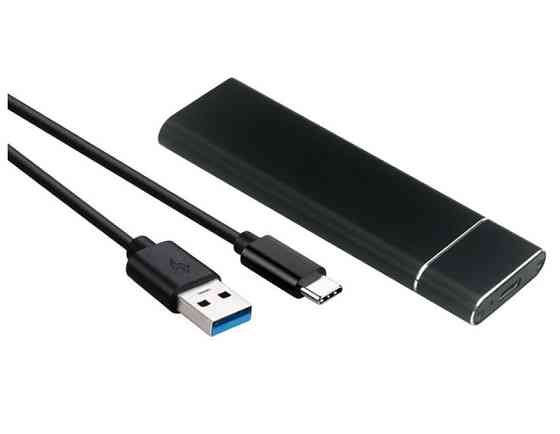 Зовнішня кишеня до M.2 на Type-C USB 3.1 (F) Gen2, 10 Gb/s, 2TB, B key NGFF Black Винница