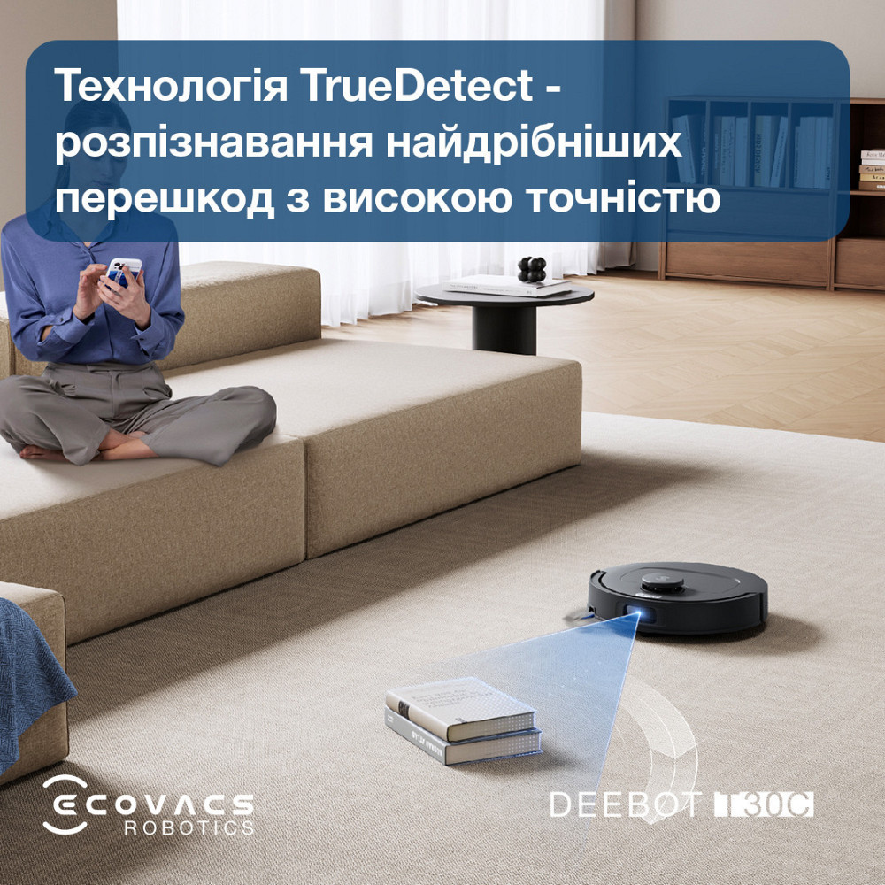 Робот-пилосос Ecovacs Deebot T30C Black (DLX71) ( 15171 ) Харків - фото 14