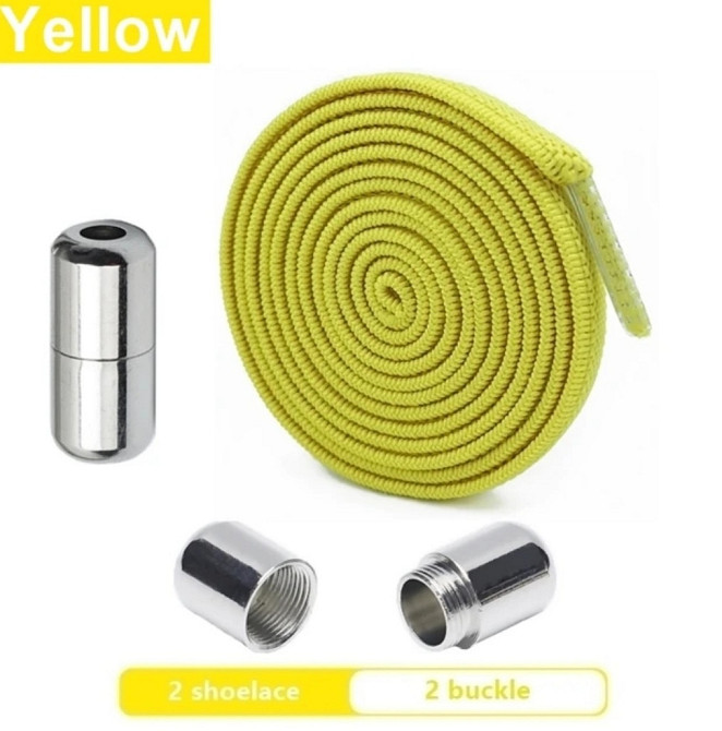 Шнурки еластичні без зав'язок з металевими зажимами Сміла - фото 1