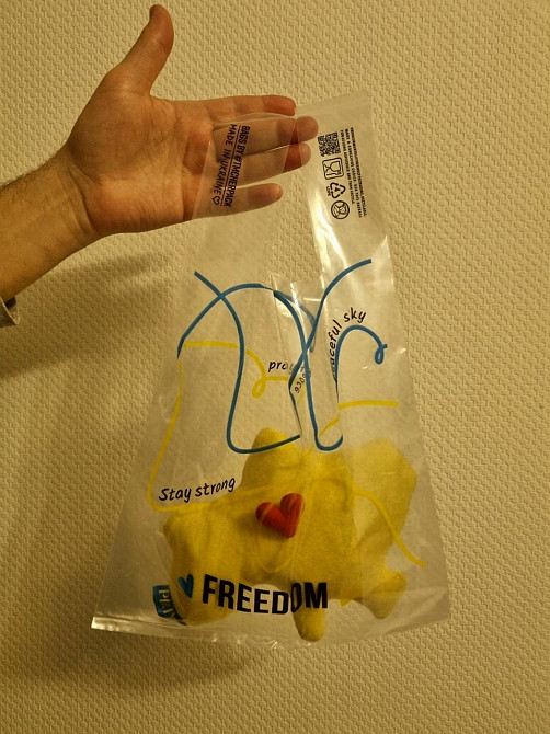 Пакет майка, 28(2х7)х48см, 50 мкм, (25 шт.), LDPE пищевой, прозрачный, 