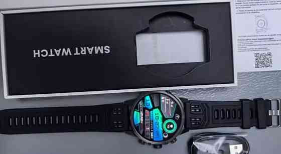 Смарт-годинник тактичні GPS, NFC, 600mAh. Super AMOLED. Харків