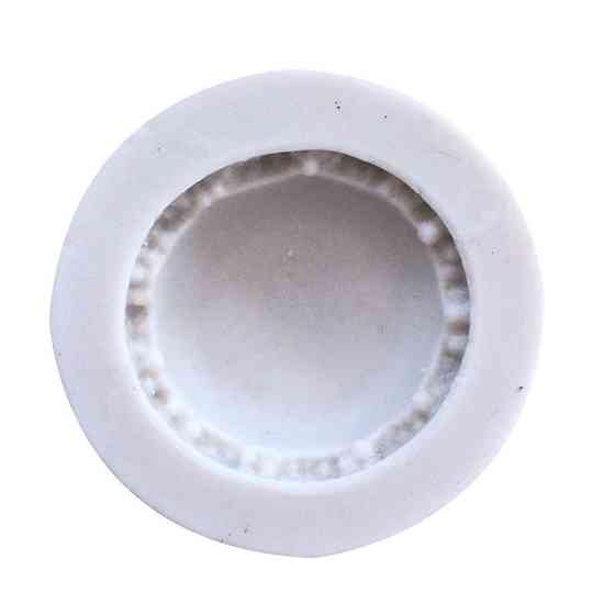 Силіконовий молд Макарун 45 мм сірий Київ