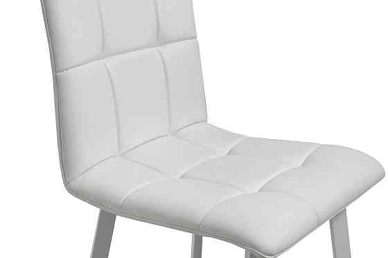 Стілець Трініті, метал білий/ шкірзам білий Київ