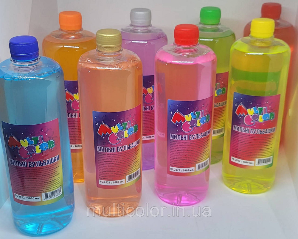 Дитячі мильні бульбашки для пістолетів MultiColor 500 мл Київ - фото 2