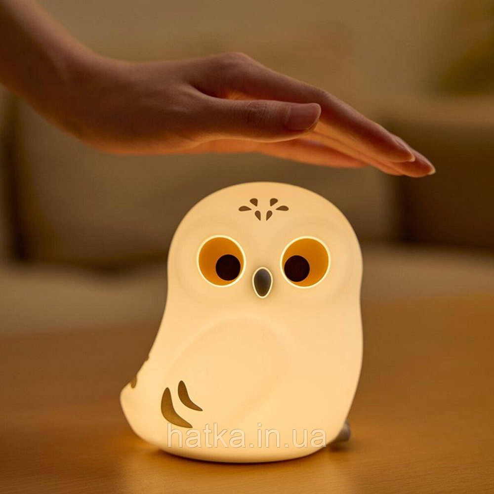 A052 силіконовий сенсорний нічник-іграшка "Сова" Київ - фото 1