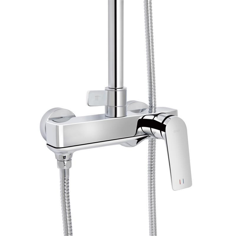 Душевая система из латуни Qtap Vlasta New на три потребителя (с изливом) QTVLA111CRM45650 Chrome Харьков - изображение 10