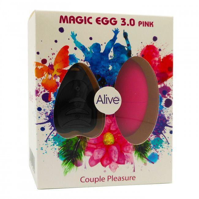 Виброяйцо Alive Magic Egg 3.0 Pink с пультом ДУ, на батарейках Sex Aura Киев - изображение 4