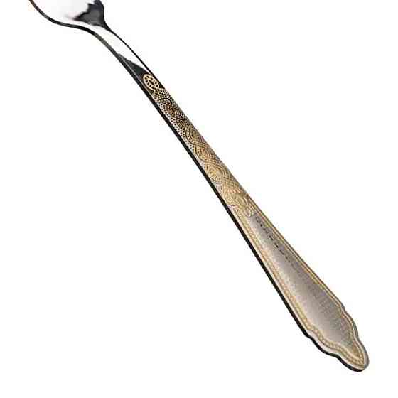 Yiwu Набір столових приладів золото на 6 персон комплект столових приладів 24 предмети Срібло і Київ