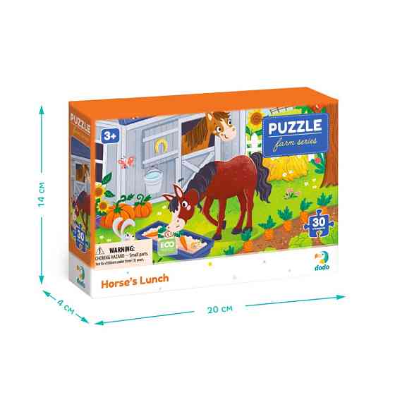 Дитячий пазл "Обід для коника" 300684, 30 елементів Вінниця