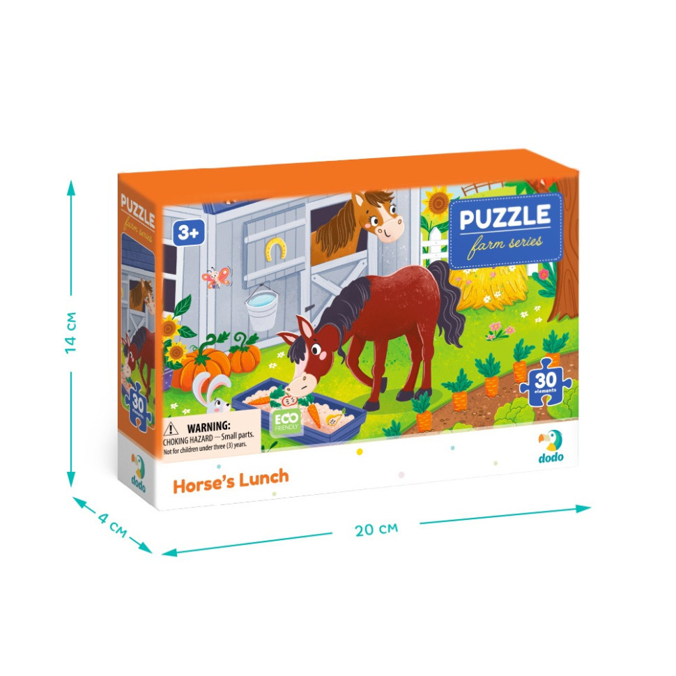 Дитячий пазл "Обід для коника" 300684, 30 елементів Вінниця - фото 5