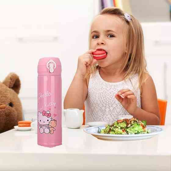 Термос с клапаном и поилкой Hello Kitty Винница